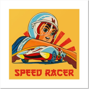 Speed Racer Red Posters and Art